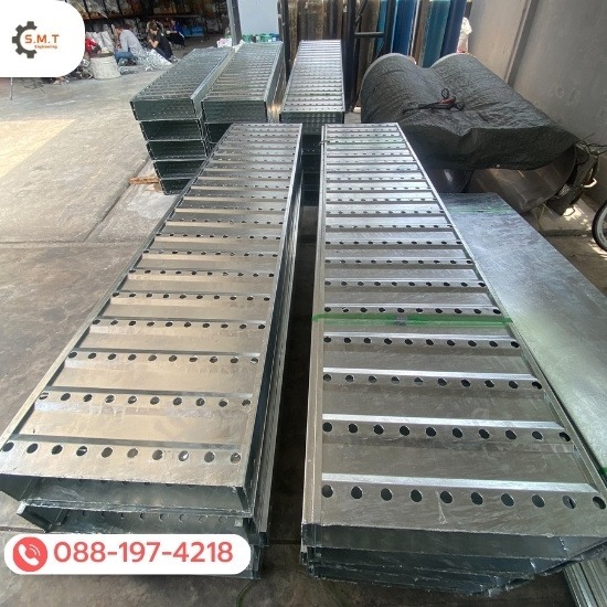 โรงงานผลิตรางวายเวย์ อุปกรณ์รางไฟ ระบบไฟฟ้า - รางเคเบิ้ลเทรย์เจาะรู